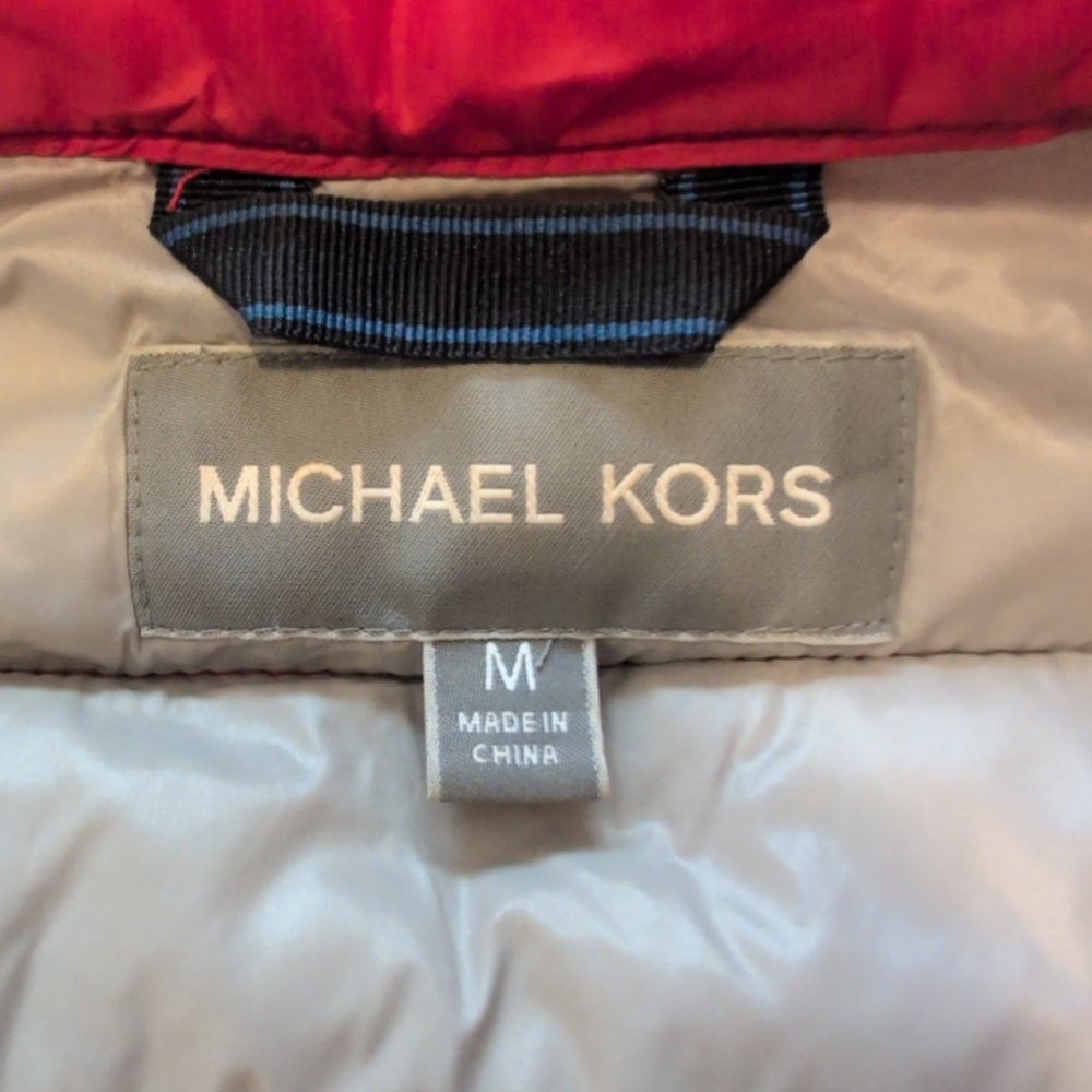 Michael Kors Red Quilted Vest - Picture 5 of 5